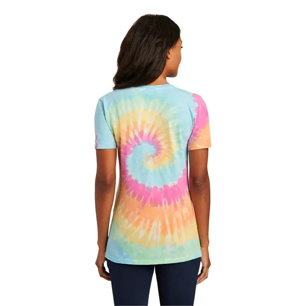 Port & Company Ladies Tie-Dye V-Neck Tee.... from ASI 84863 SanMar