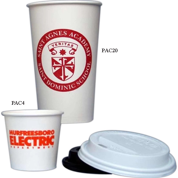 Double wall paper cups that are great for hot beverages.... from ASI 79541 Print Appeal,Inc.