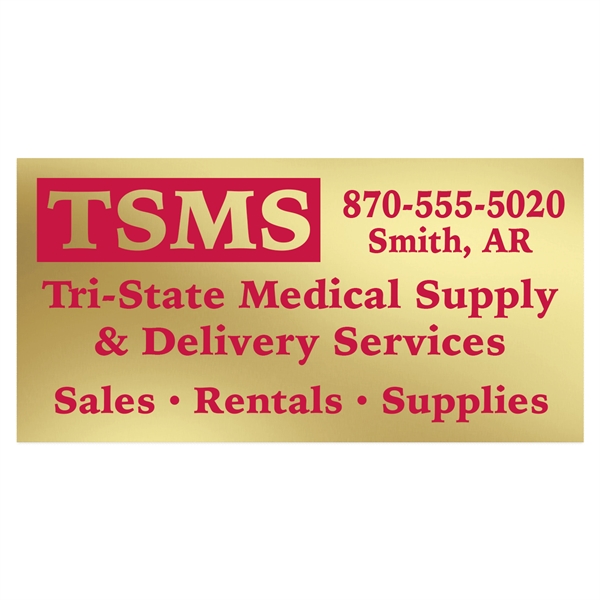 Butt Cut Square Corner Roll Labels... from ASI 56950 Gill Studios Inc