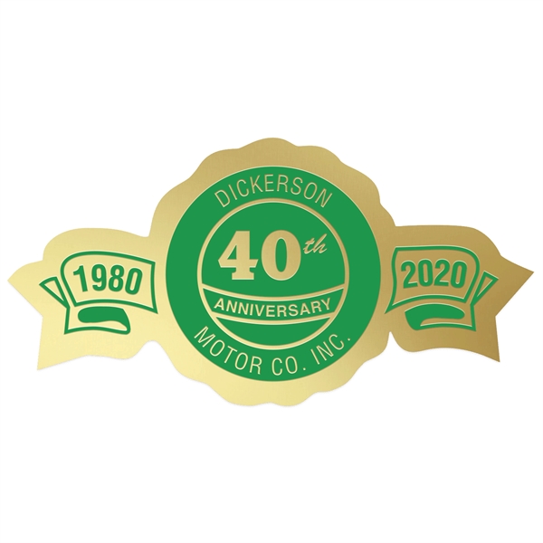 Round Special Occasion Roll Label w/ Side Banners.... from ASI 56950 Gill Studios Inc / Gill-Line®