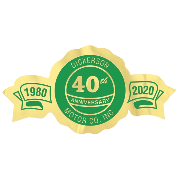 Round Special Occasion Roll Label w/ Side Banners.... from ASI 56950 Gill Studios Inc / Gill-Line®