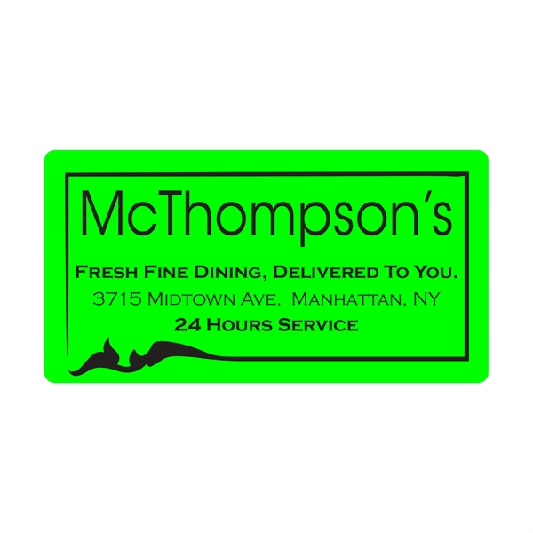 Die Cut Rectangle Roll Label (2 3/4"x5 1/4")... from ASI 56950 Gill Studios Inc