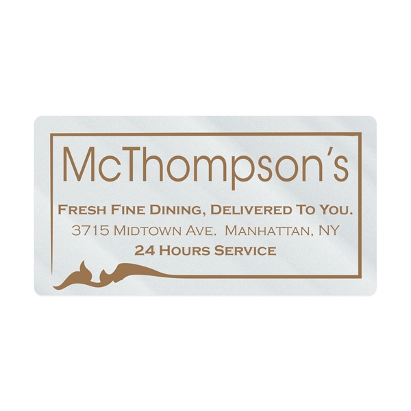 Die Cut Rectangle Roll Label (2 3/4"x5 1/4")... from ASI 56950 Gill Studios Inc