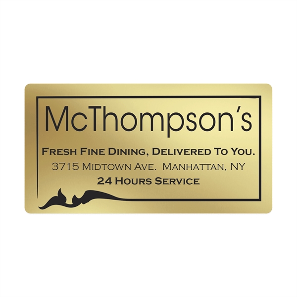 Die Cut Rectangle Roll Label (2 3/4"x5 1/4")... from ASI 56950 Gill Studios Inc