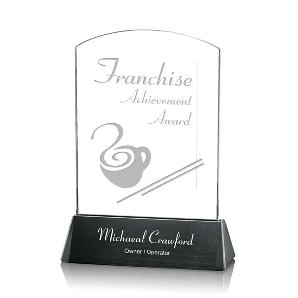 Arch award on a black anodized aluminum base.... from ASI 84592 St Regis Group / St Regis