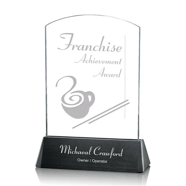 Arch award on a black anodized aluminum base.... from ASI 84592 St Regis Group / St Regis