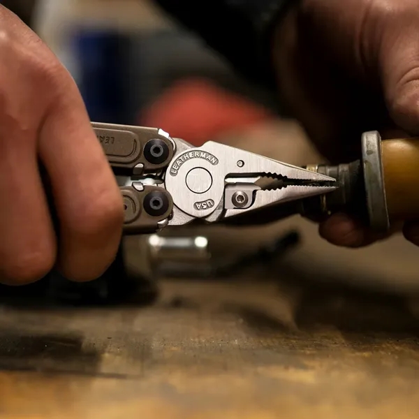 The Leatherman ARC is the first-ever multi-tool to have a MagnaCut... from ASI 46170 Compass Industries Inc