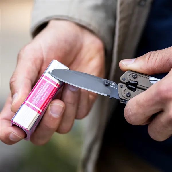 The Leatherman ARC is the first-ever multi-tool to have a MagnaCut... from ASI 46170 Compass Industries Inc