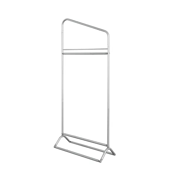 Sloped Apparel Display 40'w x 72"h, aluminum frame, full color imprint... from ASI 49891 Discount Marketing Products / DMP