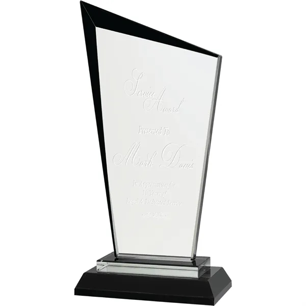 8" Black Razor Glass Award... from ASI 74601 Calico