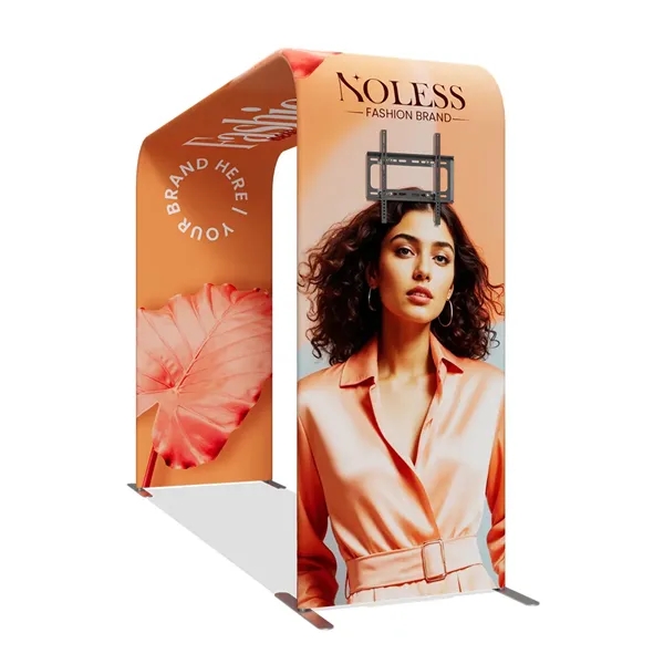 Square Arch Display 10'w x 7.5'h, aluminum frame, full color imprint... from ASI 49891 Discount Marketing Products / DMP