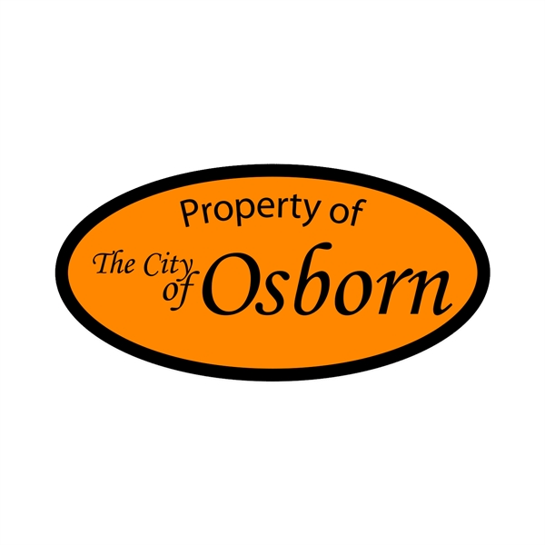 Die Cut Oval Roll Label (1 1/16"x2 1/8")... from ASI 56950 Gill Studios Inc