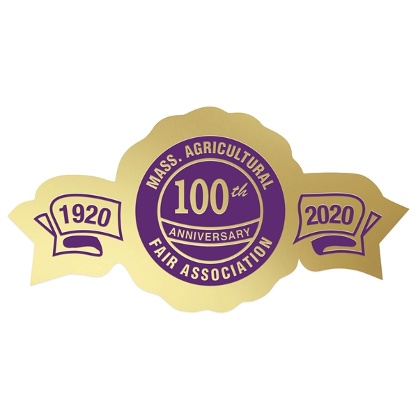 Round Special Occasion Roll Label w/ Side Banners.... from ASI 56950 Gill Studios Inc / Gill-Line®