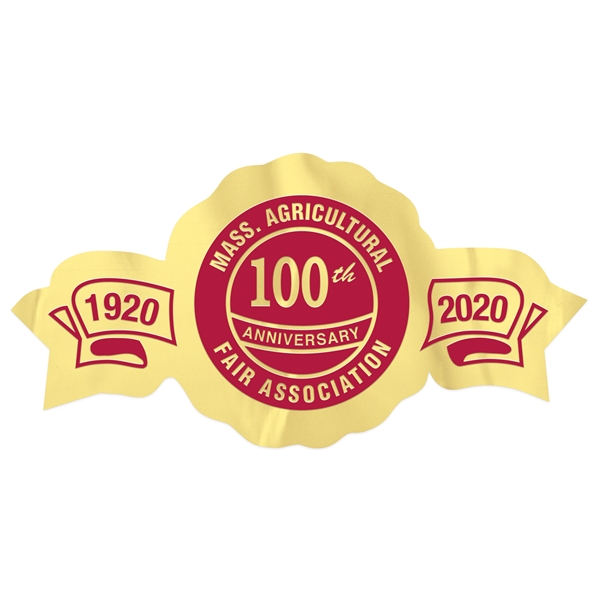 Round Special Occasion Roll Label w/ Side Banners.... from ASI 56950 Gill Studios Inc / Gill-Line®