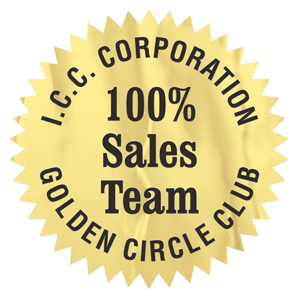 Round Special Occasion Roll Label w/ Pinked Edge.... from ASI 56950 Gill Studios Inc / Gill-Line®