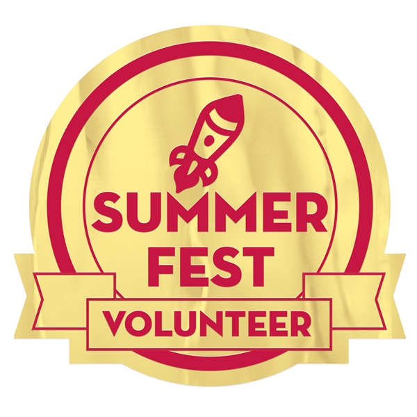 Round Special Occasion Roll Label w/ Banner.... from ASI 56950 Gill Studios Inc / Gill-Line®