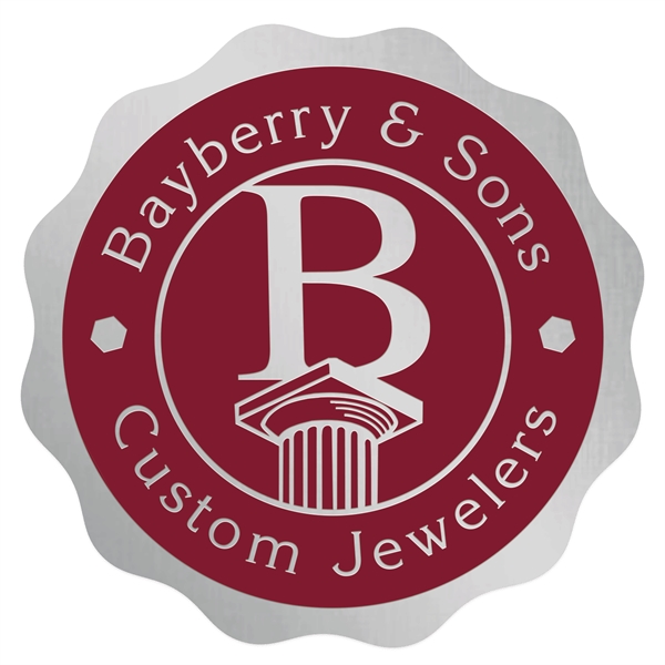 Round Special Occasion Roll Label w/ Rippled Edge.... from ASI 56950 Gill Studios Inc / Gill-Line®