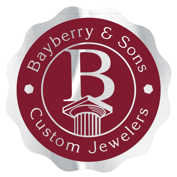 Round Special Occasion Roll Label w/ Rippled Edge.... from ASI 56950 Gill Studios Inc / Gill-Line®