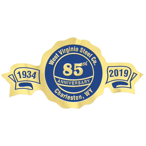 Rosette ribbon embossed roll seal measuring 1 1/2" x 3" with... from ASI 56950 Gill Studios Inc / Gill-Line®