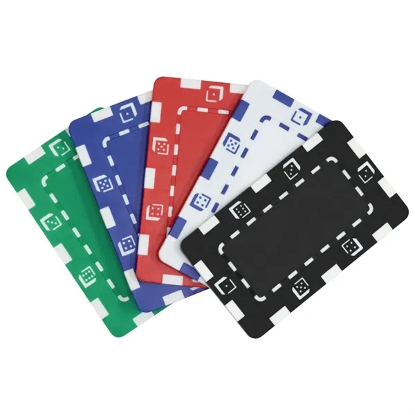 31 g professional dice rectangular chips plaques made of durable clay-resin... from ASI 57655 STOPNGO Line