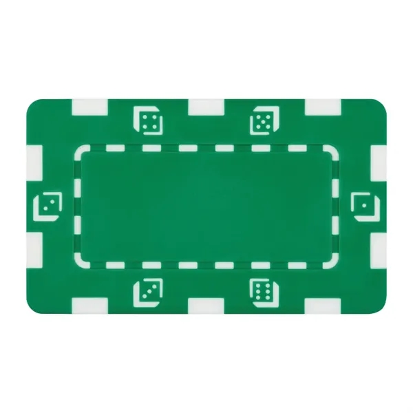 31 g professional dice rectangular chips plaques made of durable clay-resin... from ASI 57655 STOPNGO Line