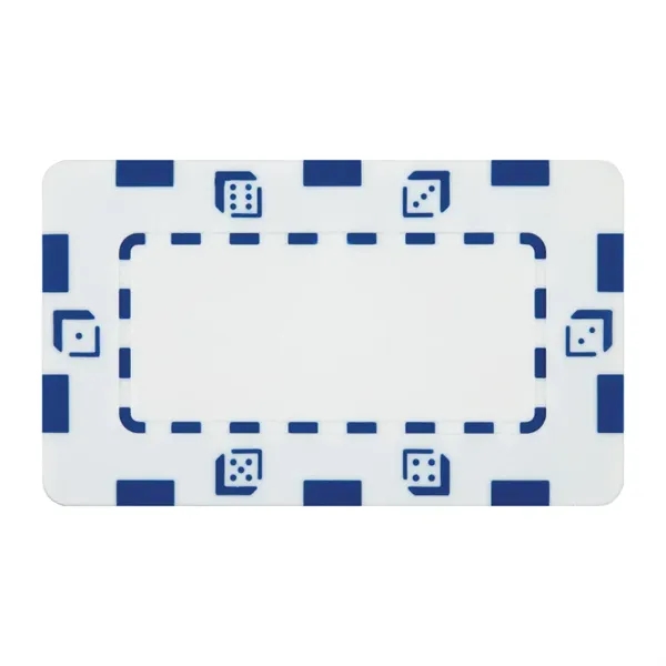 31 g professional dice rectangular chips plaques made of durable clay-resin... from ASI 57655 STOPNGO Line