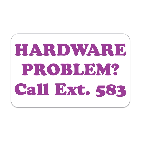 Value Line Rectangle 1 Color Die Cut Roll Label.... from ASI 56950 Gill Studios Inc / Gill-Line®