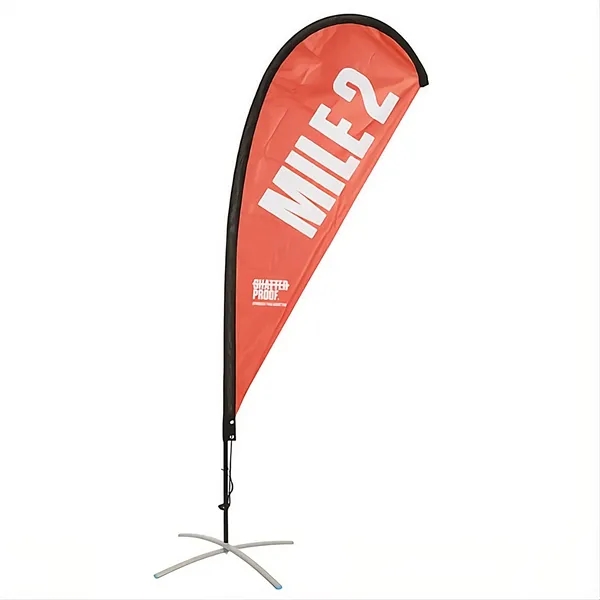 Double-sided flag feature a lightweight block-out polyester for increased flyability.... from ASI 68190 Lungsal / Lungsal