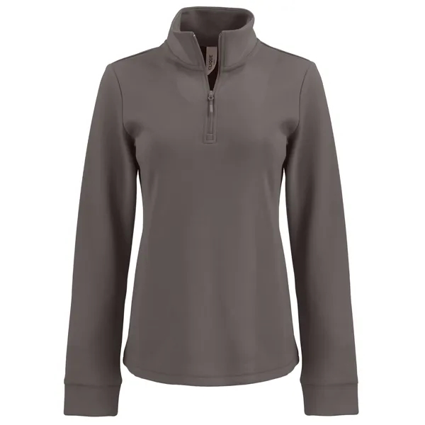 Clique Haven Recycled Womens Quarter Zip Pullover... from ASI 47965 Cutter & Buck