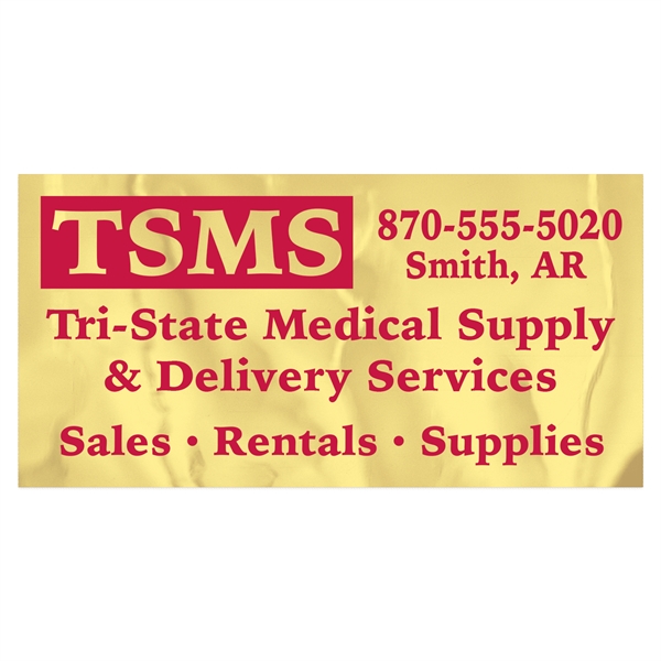 Butt Cut Square Corner Roll Labels... from ASI 56950 Gill Studios Inc