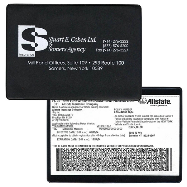 Copy-Guard Vinyl - Insurance Card Holder... from ASI 83770 Royal Industries / The Royal Line