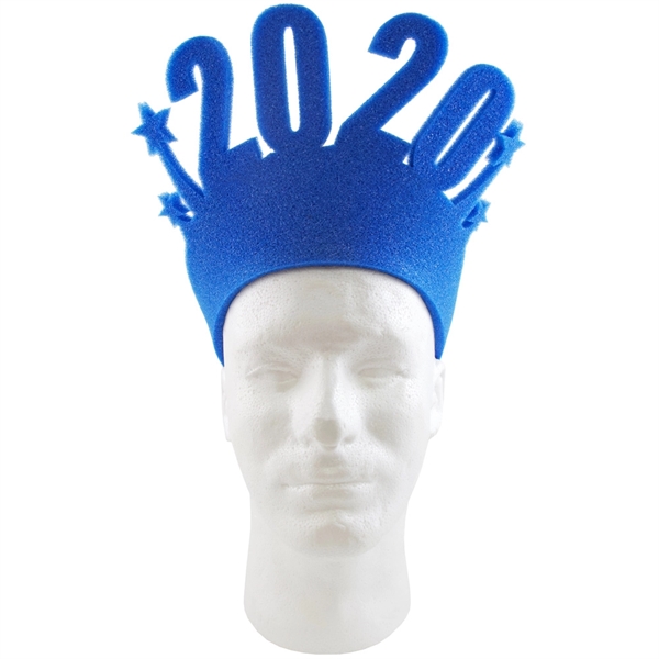 Foam New Years Eve pop-up visor. One size fits most.... from ASI 54886 Foamworx / FoamWorx