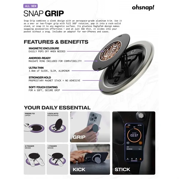 Ohsnap Snap Grip 5... from ASI 66887 PCNA / Leeds