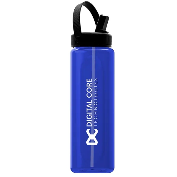 Garyline® Boss Embossed RPET Bottle with Flip-Straw, Swiv...... from ASI 40480 Koozie Group