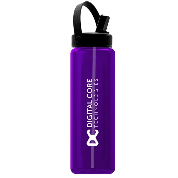 Garyline® Boss Embossed RPET Bottle with Flip-Straw, Swiv...... from ASI 40480 Koozie Group