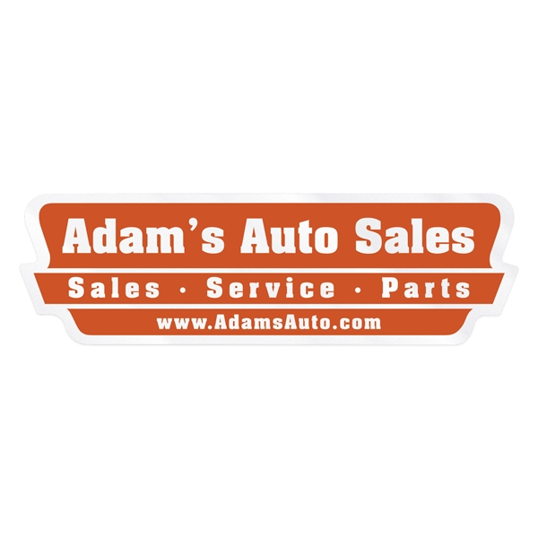 1 3/4" x 5 3/4" decal made of clear polyester with... from ASI 56950 Gill Studios Inc / Gill-Line®