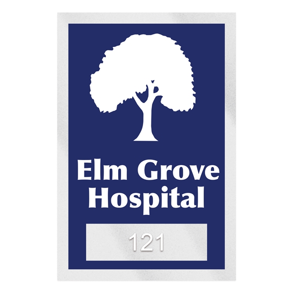 2" x 3" decal made of clear static cling material that's... from ASI 56950 Gill Studios Inc / Gill-Line®