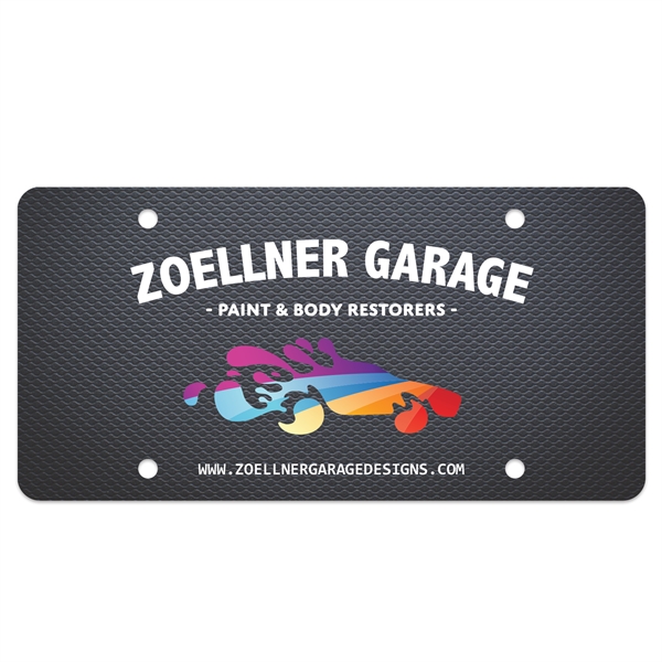 6" x 12", 24 pt. card stock license plate with full-color... from ASI 56950 Gill Studios Inc / Gill-Line®