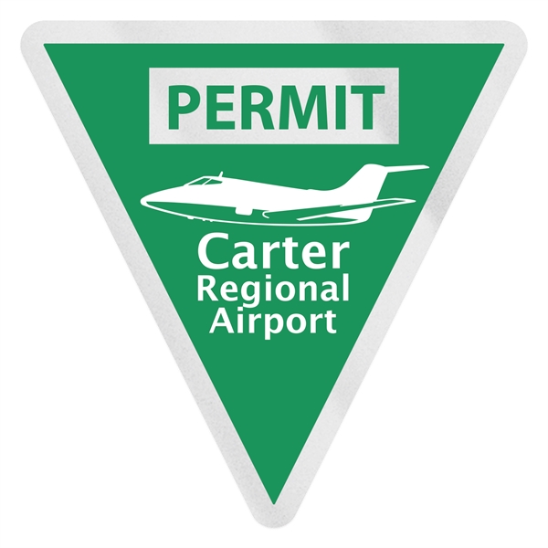 2 3/4" x 2 3/4" decal made of clear polyester with... from ASI 56950 Gill Studios Inc / Gill-Line®