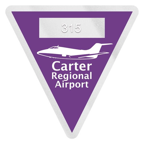 2 3/4" x 2 3/4" decal made of clear static cling... from ASI 56950 Gill Studios Inc / Gill-Line®