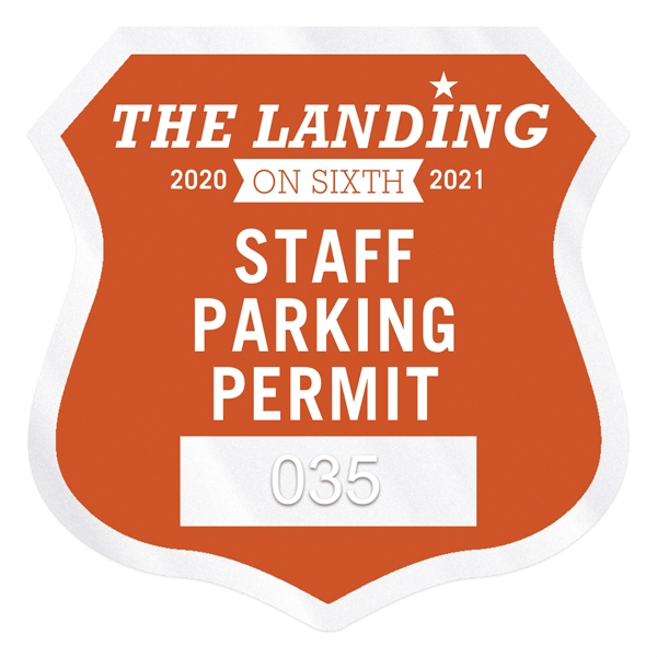 2 3/4" x 2 3/4" decal made of clear static cling... from ASI 56950 Gill Studios Inc / Gill-Line®