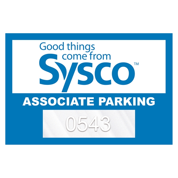 2" x 3" decal made of clear polyester with permanent adhesive... from ASI 56950 Gill Studios Inc / Gill-Line®