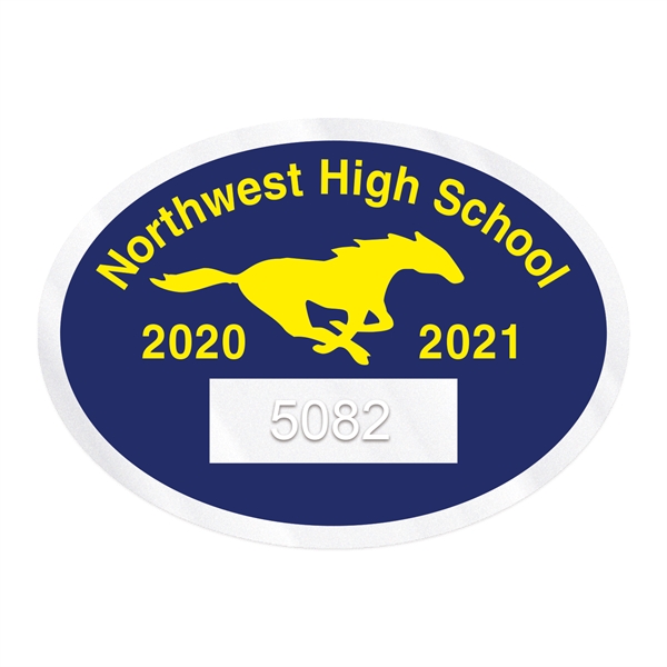 2" x 2 3/4" decal made of clear static cling material... from ASI 56950 Gill Studios Inc / Gill-Line®