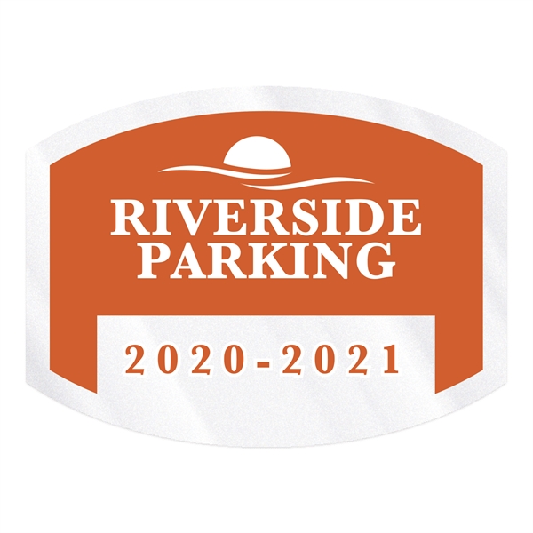 1 1/2" x 2" decal made of clear static cling material... from ASI 56950 Gill Studios Inc / Gill-Line®