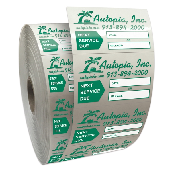 1 1/2" x 2 1/4" clear static cling decals made of... from ASI 56950 Gill Studios Inc / Gill-Line®