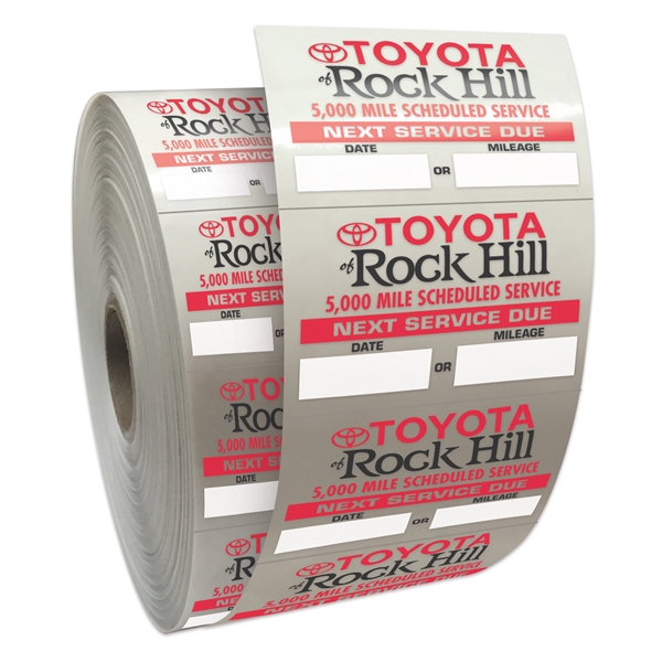 1 1/2" x 2 1/4" clear static cling decals made of... from ASI 56950 Gill Studios Inc / Gill-Line®