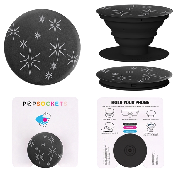 Aluminum PopSockets media stand and phone grip.... from ASI 62124 iClick, Inc. / iClick®