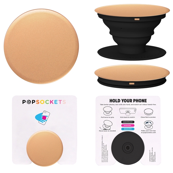 Aluminum PopSockets media stand and phone grip.... from ASI 62124 iClick, Inc. / iClick®