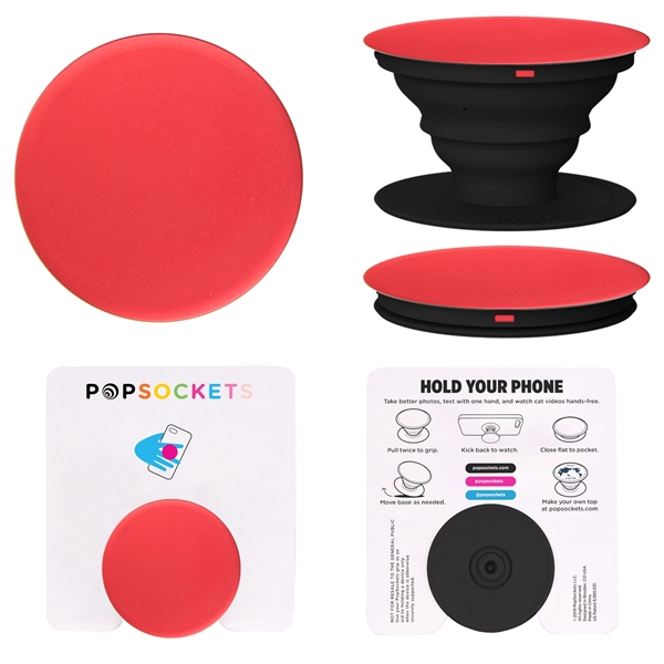 Aluminum PopSockets media stand and phone grip.... from ASI 62124 iClick, Inc. / iClick®