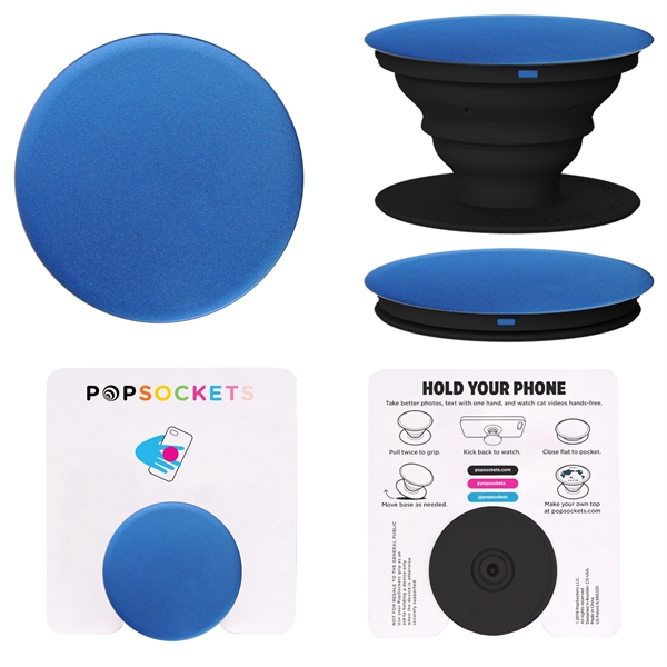 Aluminum PopSockets media stand and phone grip.... from ASI 62124 iClick, Inc. / iClick®